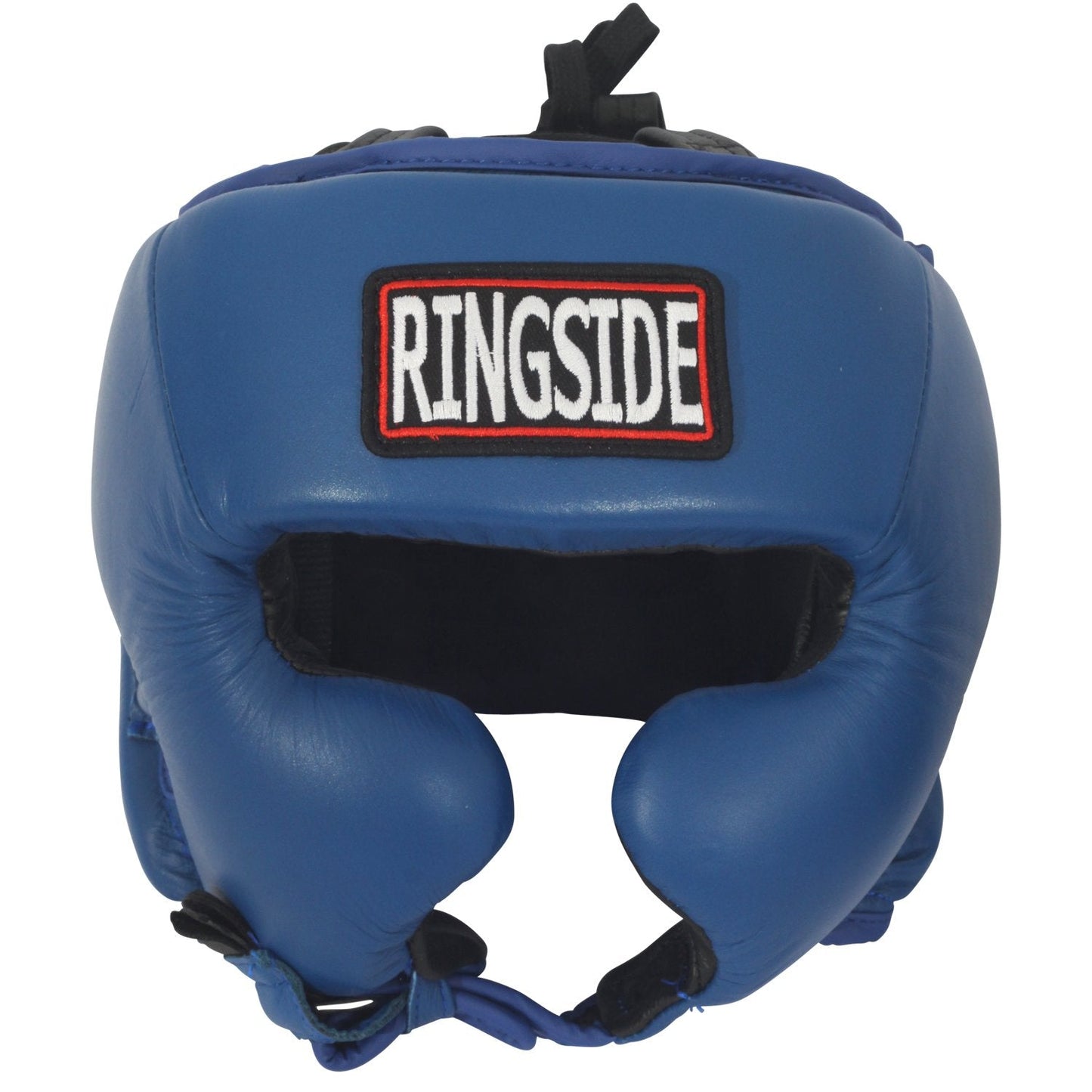 Ringside Competition Boxing Headgear, USA Boxing-Approved Leather Headgear with Cheek Protection, Great for MMA, Muay Thai, Kickboxing, and Training, Ideal for Men and Women, Black, XL
