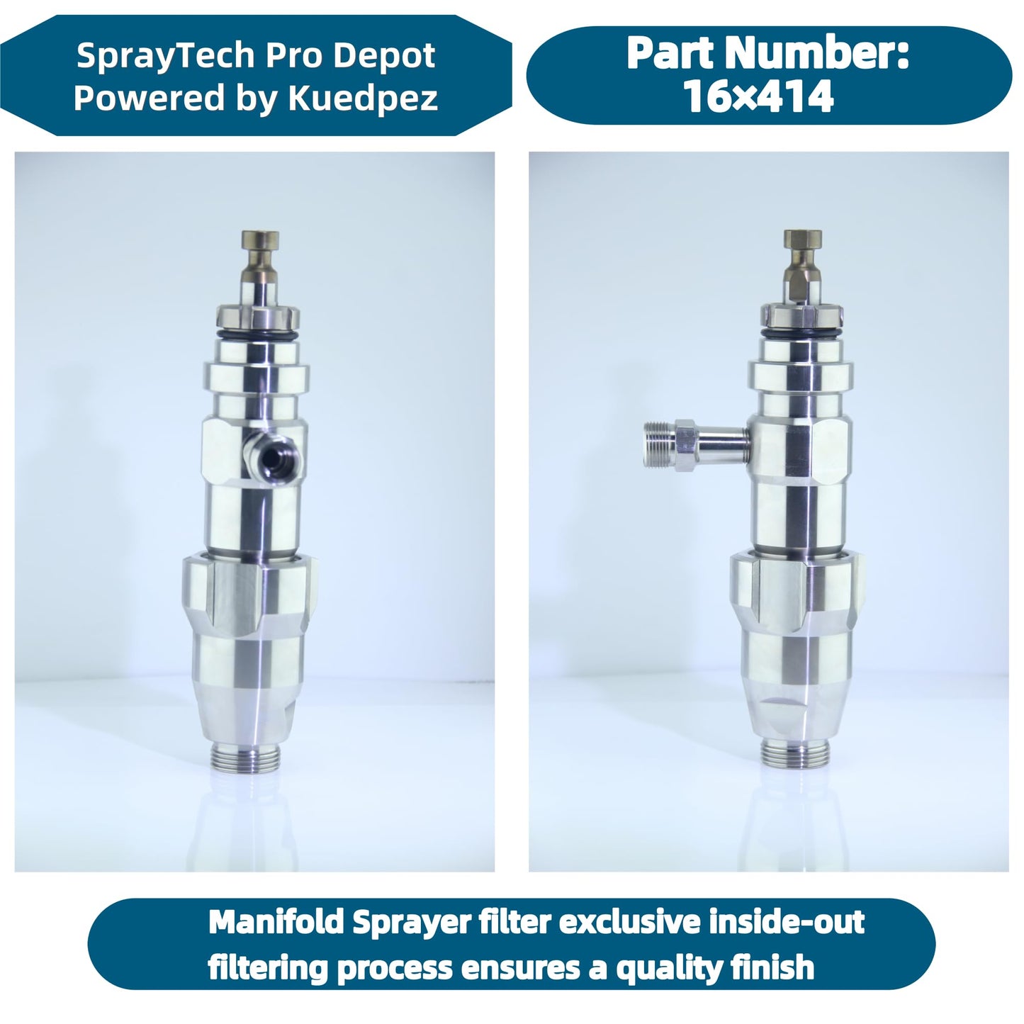 16X414 Airless Paint Sprayer Pump PC Pump Parts Compatible with Graco Sprayer 695 PC Pro, 795 PC Pro, 3900 PC Pro Replace 16X414 Sprayer Accessories Silver
