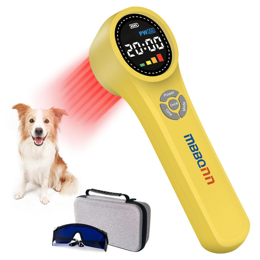 MBBQNN Laser Therapy Device for Pain Relief 4x980nm+16x660nm+4x810nm Cold Laser Therapy for Dogs Horses Equine Cats Low Level Laser Therapy for Tissues Joints Аrthritis Wound Healing Acute Injuries