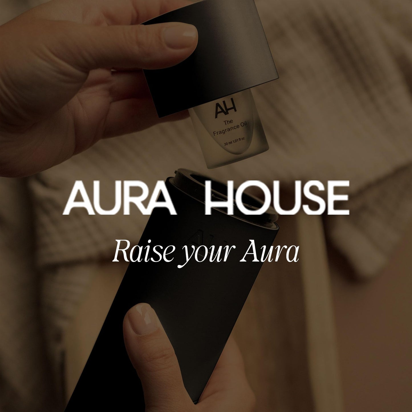 Aura House Smart Cold Air Diffuser & Fragrance Oil Duo – Bluetooth App-Controlled Diffuser for Home (Collins & Coast 30 ml Oils) – Hotel-Inspired Scents, Effortless Ambiance