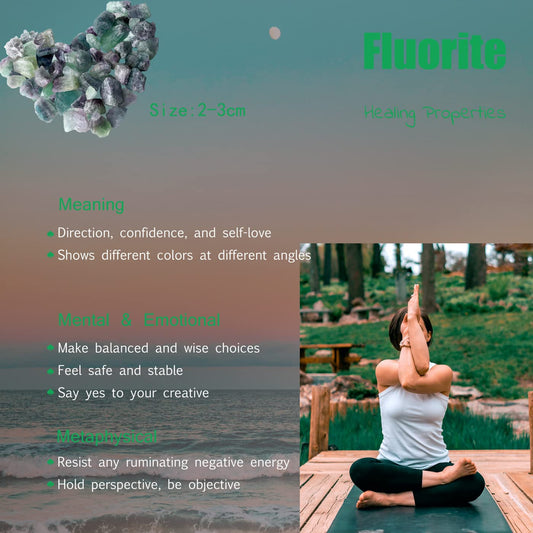 Fluorite Bulk Natural Healing Crystals Raw Rough Stones Sets for Cabbing Tumbling Cutting Lapidary Polishing Reiki Crytsal Healing Wire Wrapping Decoration Gemstone 0.45lb