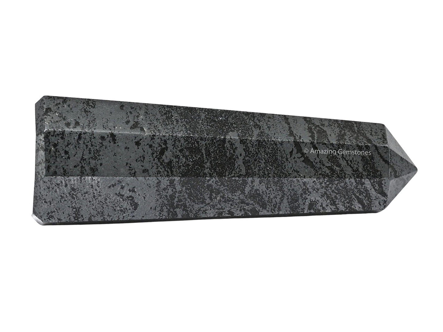 Amazing Gemstone Hematite Crystal Towers - Natural Healing Crystal Point Obelisk for Reiki Healing and Crystal Grid (2" to 3" INCH)