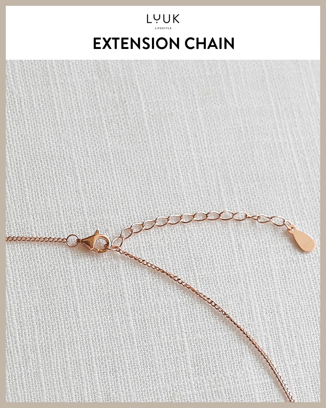 LUUK LIFESTYLE Necklace with starfish pendant and HAPPINESS card, 925 sterling silver, jewelry gift idea for women, 19”, modern fashion accessory for summer, adjustable chain, rose gold