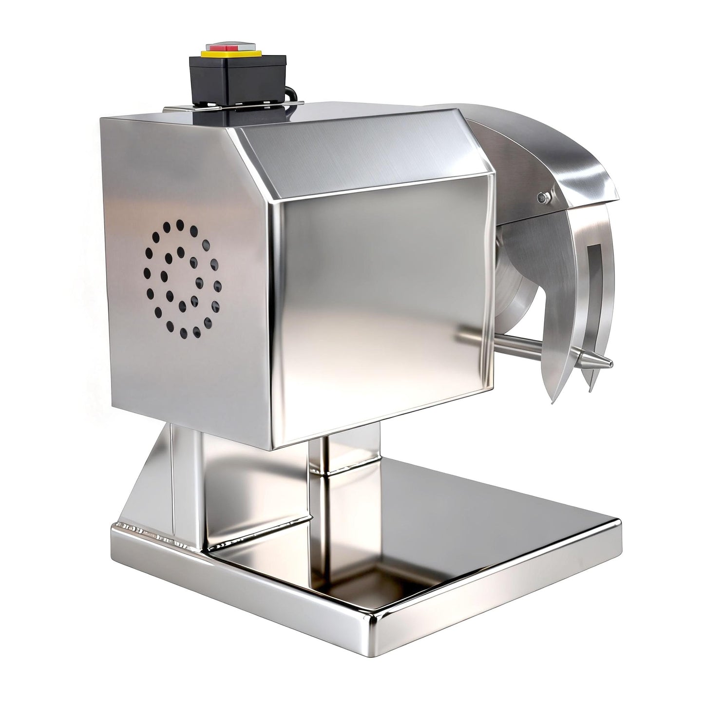 Commercial Bone Saw Cutting Machine, 110V 750W Meat Cutter Machines For Chicken Duck Goose, Stainless Steel Blade Poultry Saw, Ribs Chopper Slaughtering House Meat Shop Food Processing Equipment