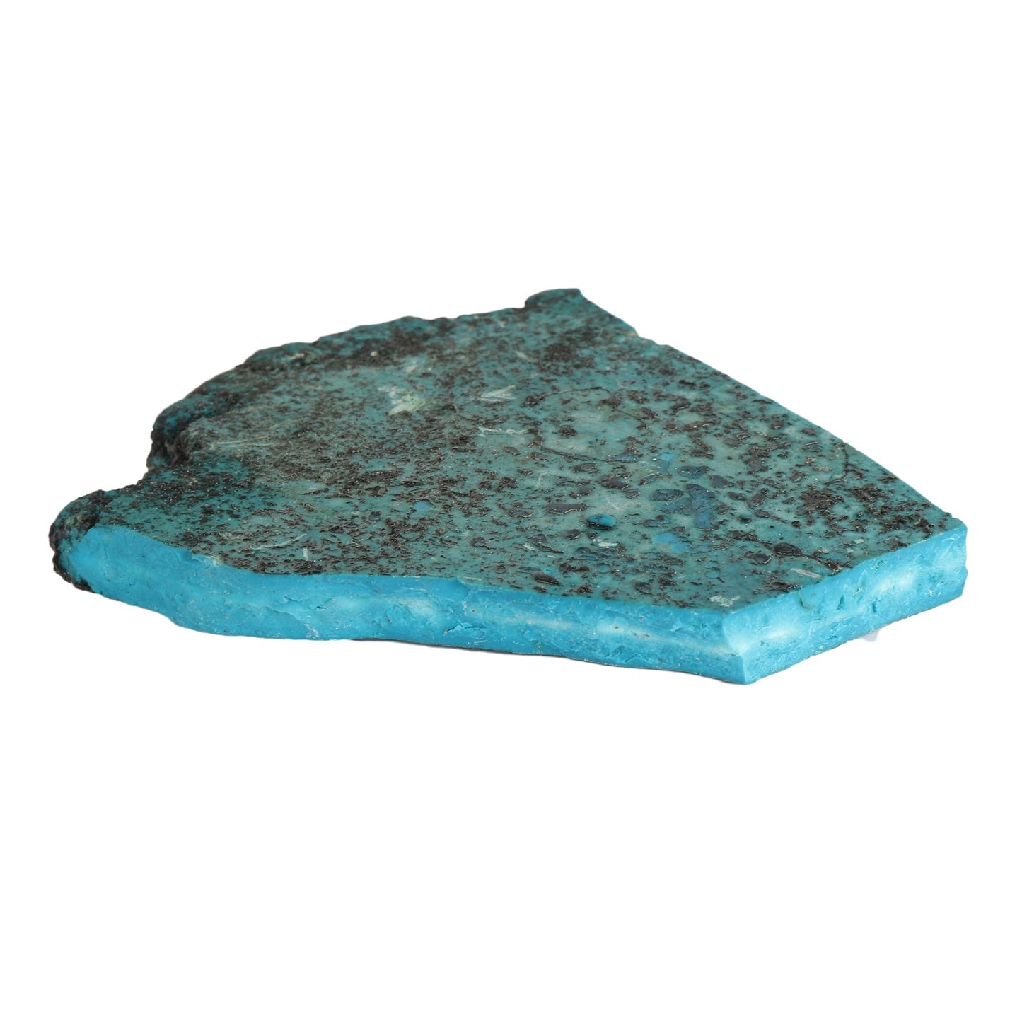 REAL-GEMS Gemstones For Jewelry Making 98.00 Carat Natural Blue Turquoise Slab Crystals and Stones Jewelry Making For Women And Men