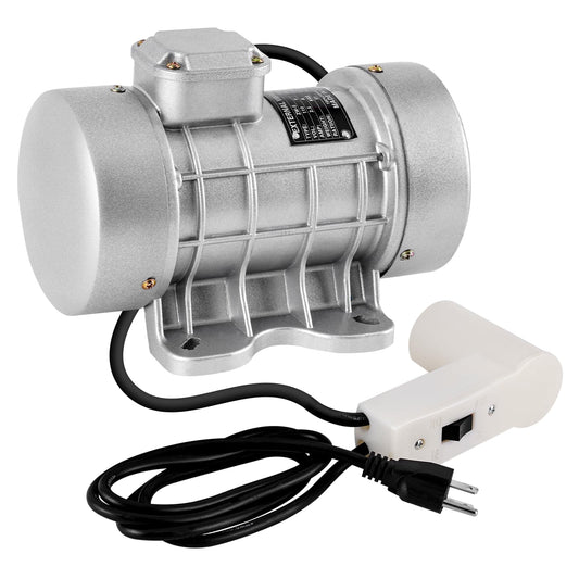 JIAWANSHUN Concrete Vibrator Vibration Motor, 250W Electric Concrete Vibrating Motor for Shaker Table, Vibrator Motor Heavy Duty Machine 110V 60HZ 3000RPM 500KGF