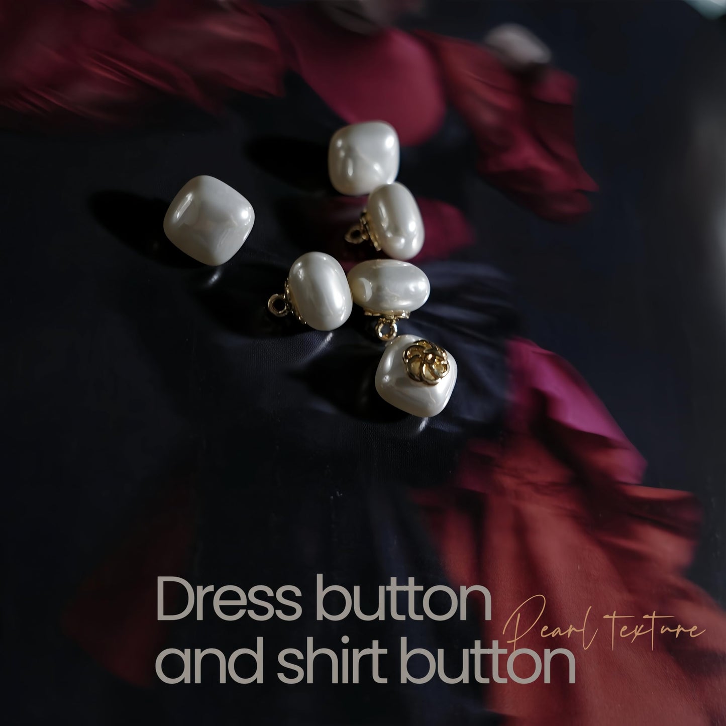 18 PCS Vintage Pearl&Diamond Buttons with Metal Shank for Clothing Design DIY Clothing Crafts Wedding Bridal Old Clothing Renovation