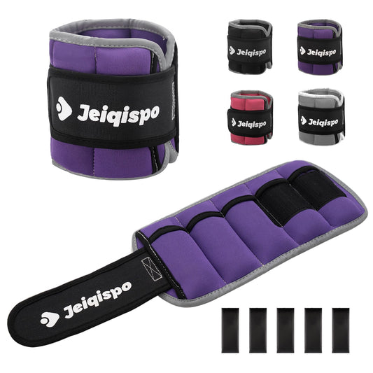 Adjustable Ankle Weights 1 Pair 2/4/6/8/10 LBS Wrist Leg Arm Weights for Women Men Kids,Strength Training with Removable Weight for Fitness Gym Workout Running Walking