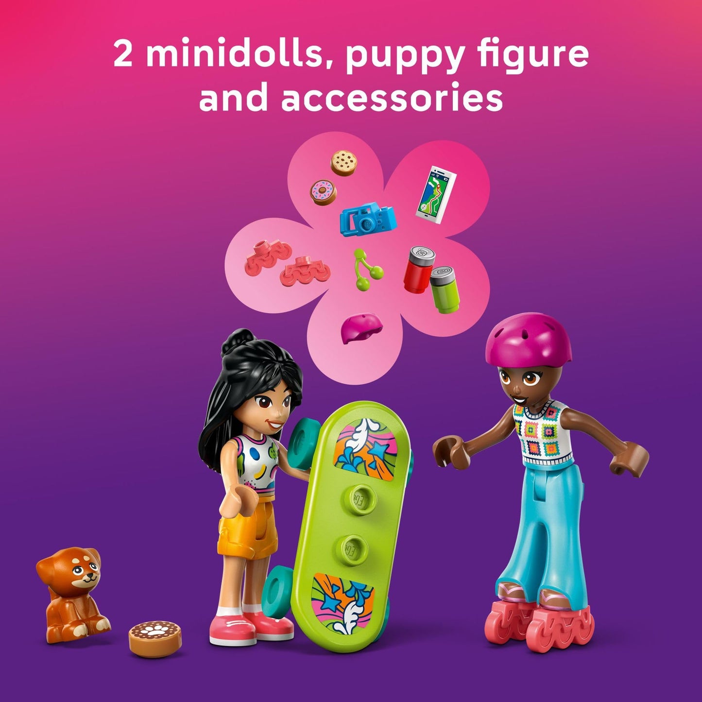 LEGO Friends Friendship Road-Trip Travel Car Toy - Buildable Storytelling Playset with Pretend Play Toys and Puppy Figurine - Fun Birthday Gift Idea for Girls & Boys, Ages 6+ - 42659