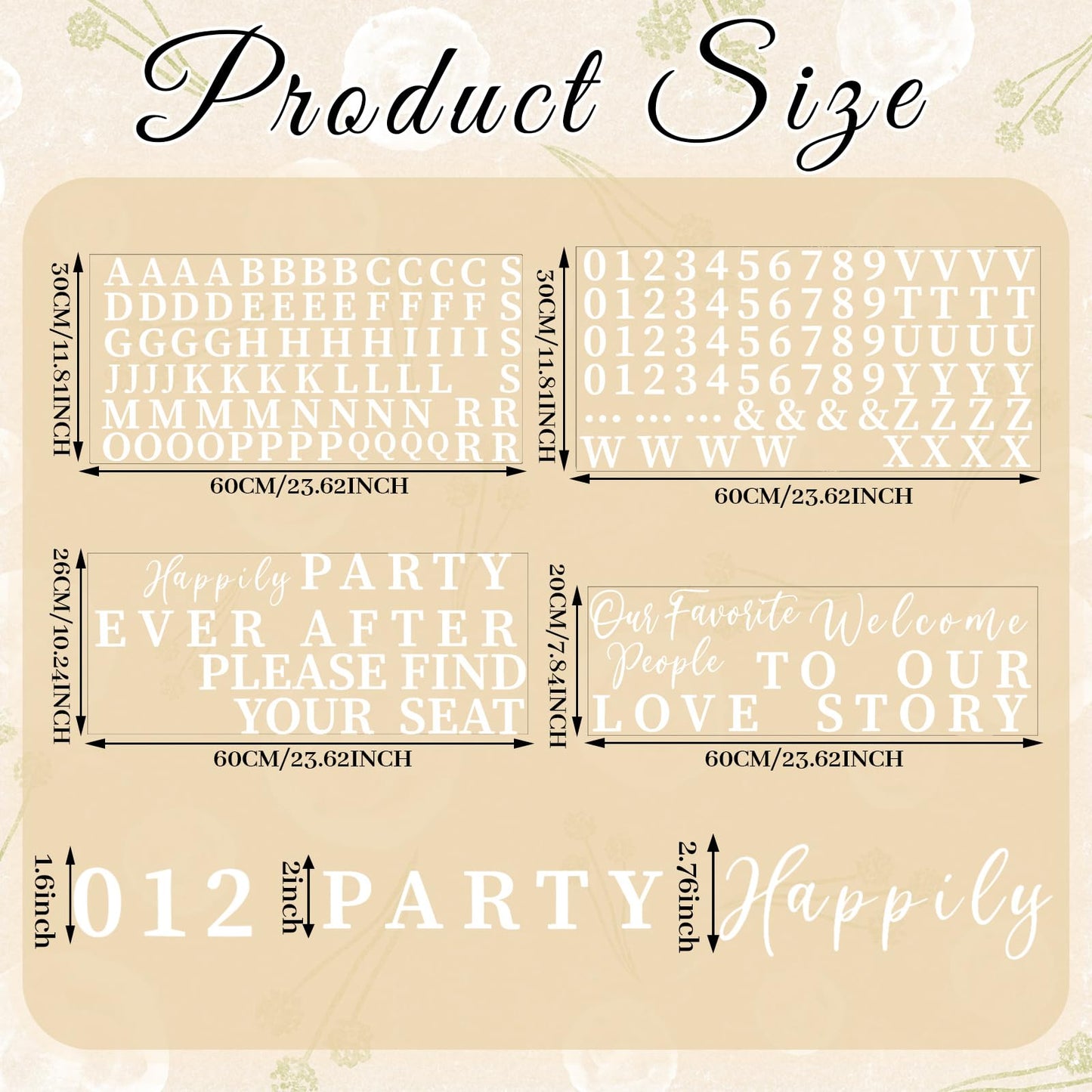 MotiMind 4 Pcs Wedding Mirror Welcome Sign Decal Seating Chart Stickers DIY Wedding Party Supplies Removable Vinyl Letter Decals for Bridal Shower Marriage Reception(Welcome,White)