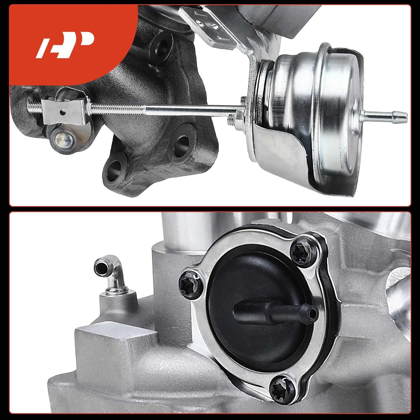 A-Premium Complete Turbo Turbocharger Kit, with Wastegate Actuator & Gasket, Compatible with Ford F-150 2011-2012, 3.5L Ecoboost, Replace# CL3Z-6K682-C, CL3Z-6K683-D