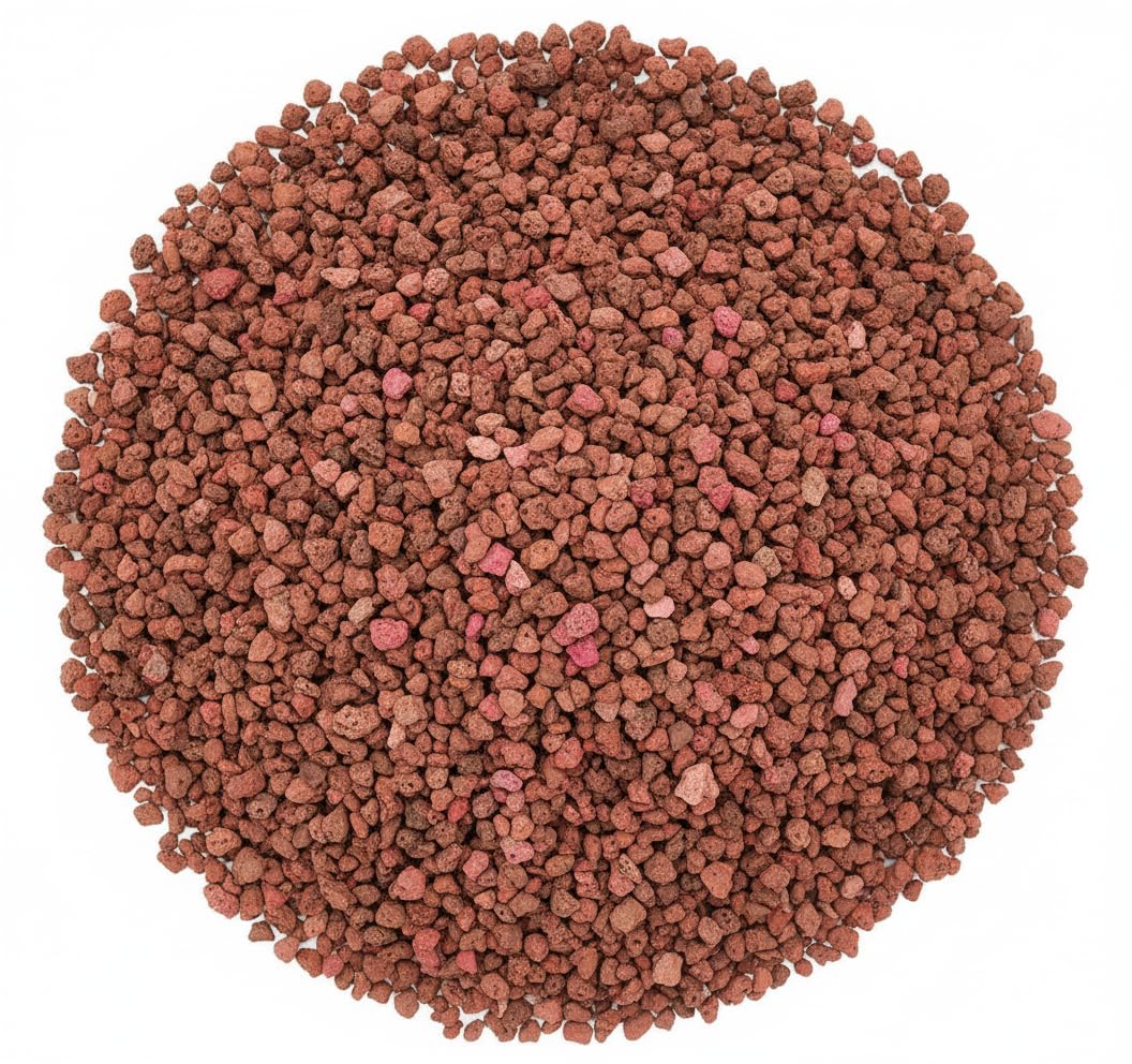 Mr. Fireglass 10 Pounds Red Natural Lava Rock for Indoor Outdoor Gas Fire Pits Fireplaces | Volcanic Lava Stones for Decorating Garden Landscaping, Potted Plants, 0.2"-0.3"