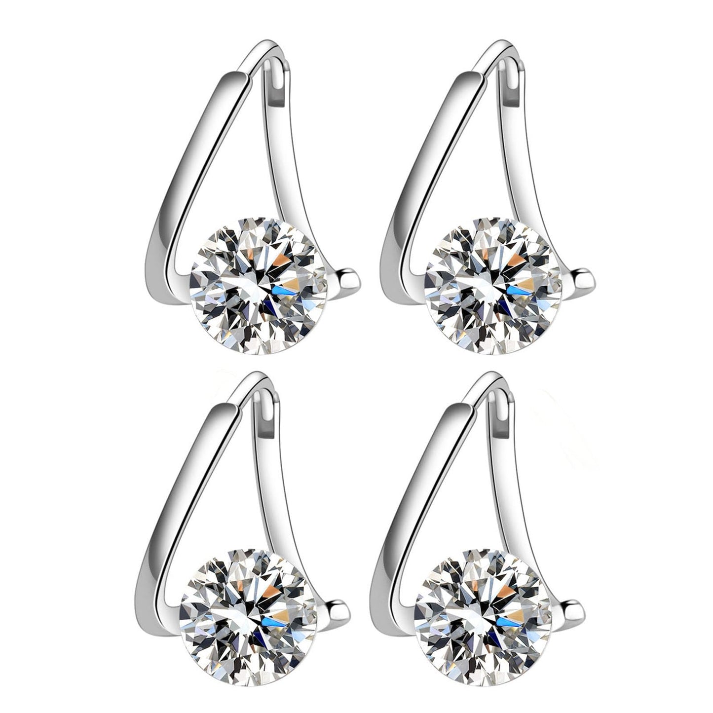 Angyape Halolux Lymphvity Germanium Earrings, Atheniz Halolux Lymphatic Germanium Earrings Lymphatic Drainage Earring Jewelry Gifts for Women（Silver Silver）
