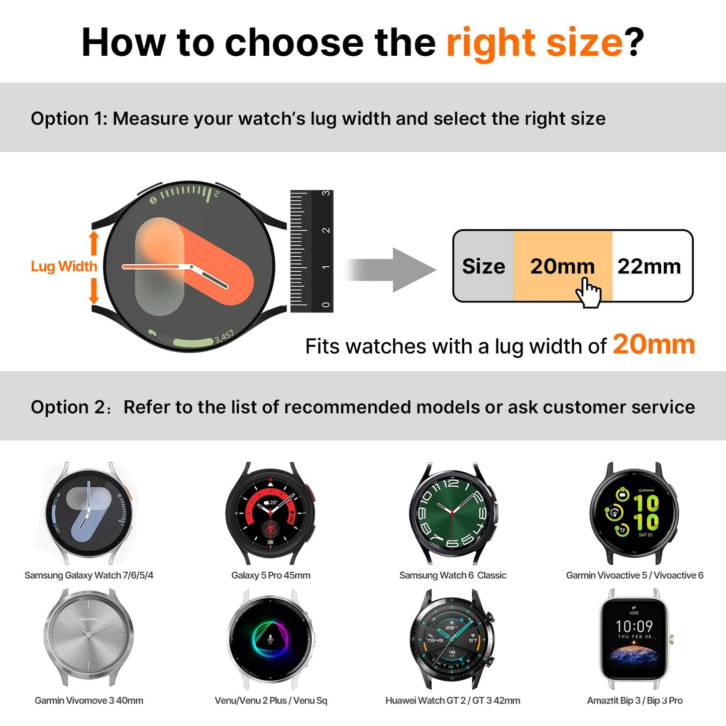 Fullmosa Magnetic Braided Watch Bands - 18mm 20mm 22mm Quick Release Watch Strap, Stretchy Nylon Solo Loop Compatible with Garmin Samsung Galaxy Amazfit for Men Women(20mm, Starlight+Purple)