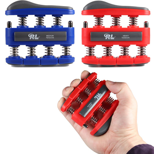 Finger Strengthener, Forearm and Hand Exerciser & Strengthener, Workout Equipment for Musician, Rock Climbing and Therapy, Hand Strengthening Rehab - Medium-Heavy