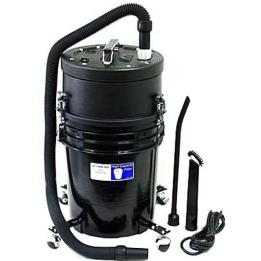 Atrix ATIHCTV5CT Vacuum Cleaner - 5-Gallon Bucket Vacuum with HEPA Filtration, ESD-Safe for Electronics, High-Capacity Commercial HEPA Vacuum with Ametek Advantek II Motor and Roller Base