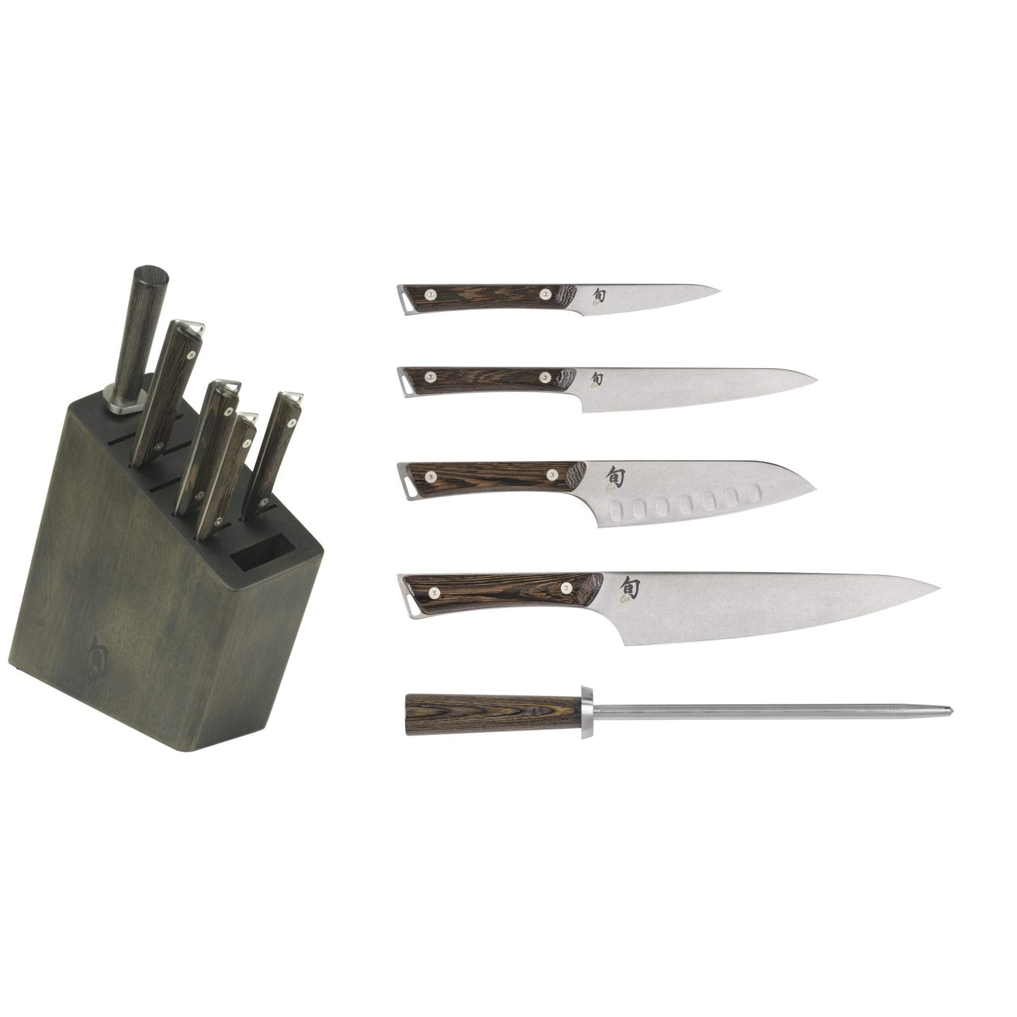 Shun Kanso 6pc Knife Block Set