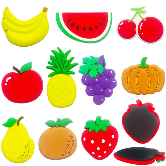 Fridge Magnets for Toddlers 1-3, Fruit Refrigerator Magnets for Kids, 3D Design Magnetic Toys for Toddlers, Durable & Large Size, Full Back Magnet Cute Toy, Early Education Gift for Baby