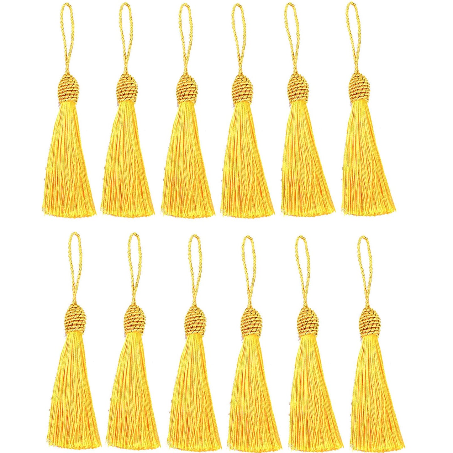 20pcs 5.5Inch Craft Tassels Handmade Polyester Filament Embellishments for Keychain Earring Jewelry Making, Souvenir, Graduation,Clothing Sewing,Gift Tag DIY Craft Projects. (Military Green 1)
