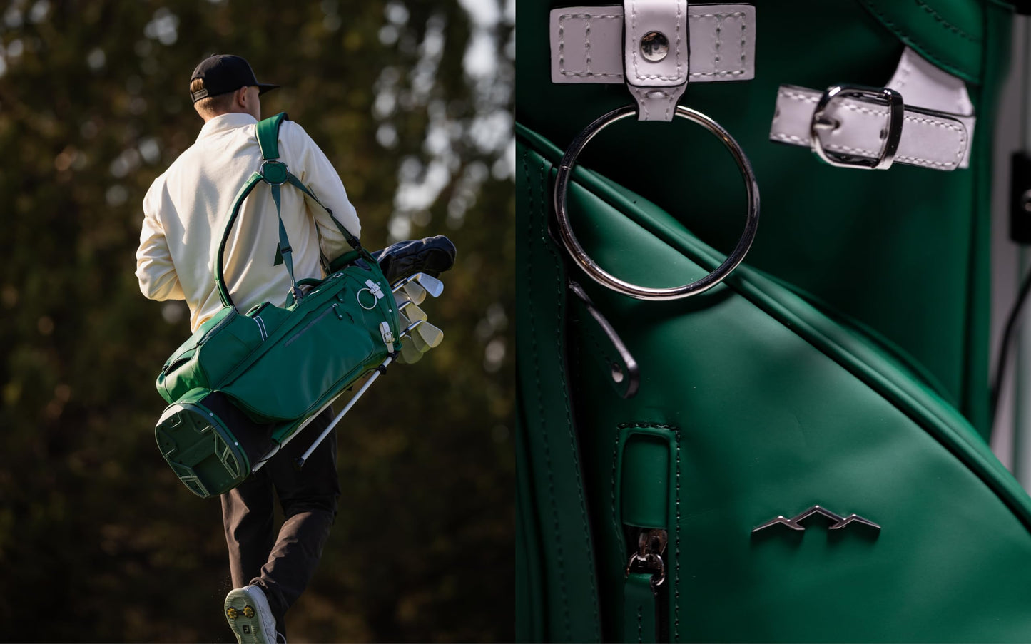 Sun Mountain Men's Matchplay LS Lightweight Stand Golf Bag 14-Way Top - 9 Pockets, Dual Strap System, Push & Electric Cart Compatible Compression Base, 2025 Model - Green Jacket-Fairway