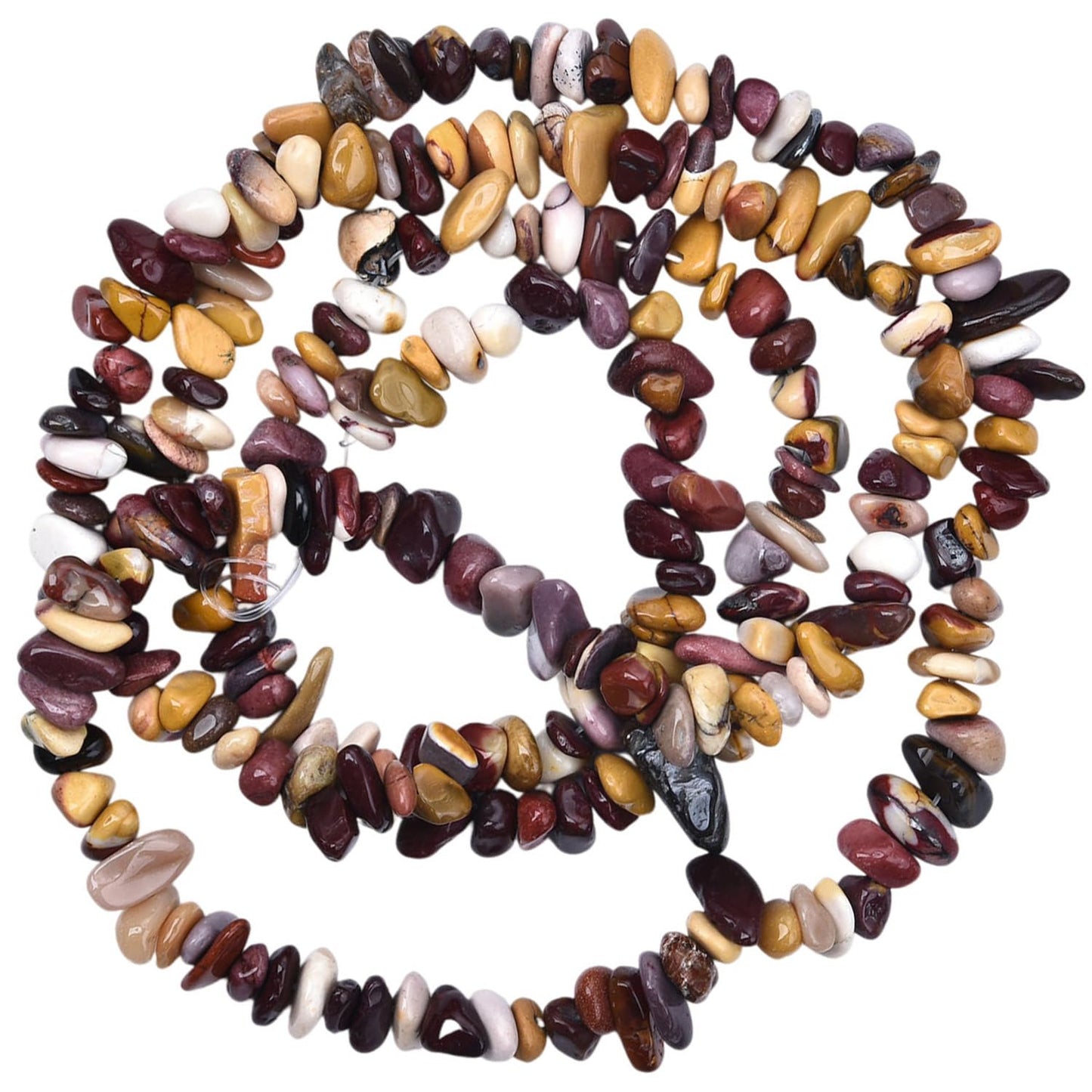 Natural Chip Stone Beads 450pcs Mookaite Jasper Chips 5-8mm Genuine Real Irregular Healing Crystal Rocks Hole Drilled DIY Loose Gemstone Beads for Jewelry Making Bracelet Earrings Necklace Crafting