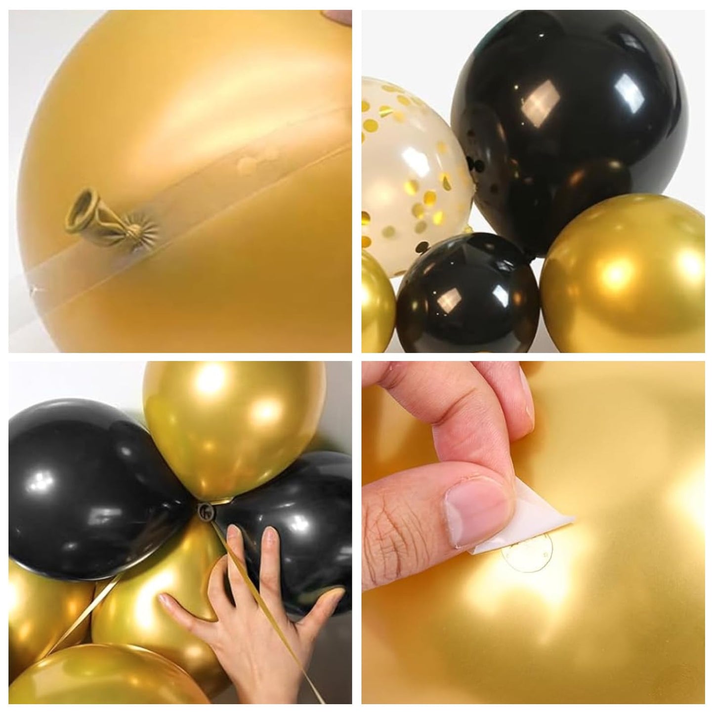 Sllyfo Graduation Decorations 2026 Black and Gold, 2026 Graduation Party Decorations Balloon Arch Kit, Black and Gold Graduation Balloons Class of 2026, Graduation Balloon Banner Arch Kit