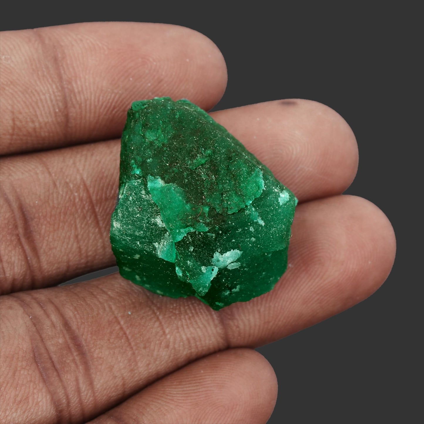 GEMHUB Rare Raw Green Emerald Gemstones for Jewelry Making 11.00 Ct Uncut Rough Crystals and Healing Stones | Rough Emerald Gem Stones