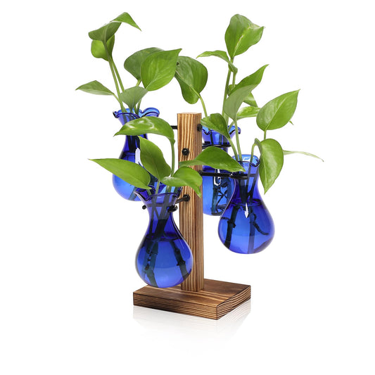 Plants Propagation Stations Bulb Glass Propagation Birthday Gift for Women Garden Plant Lovers - 4 Bulb
