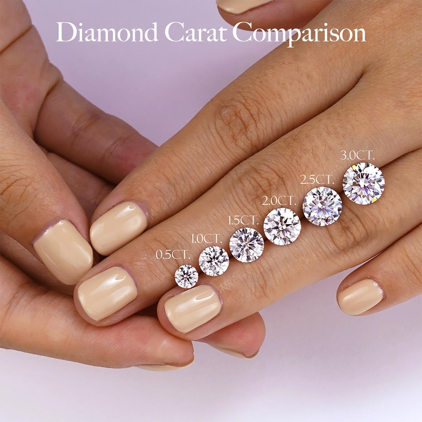 Kate Lynn Moissanite Rings for Women, 925 Sterling Silver Rings Engagement Promise Wedding Anniversary Rings for Her Jewelry Gifts for Girlfriend Wife, 1CT D Color VVS1 Clarity Moissanite Jewelry