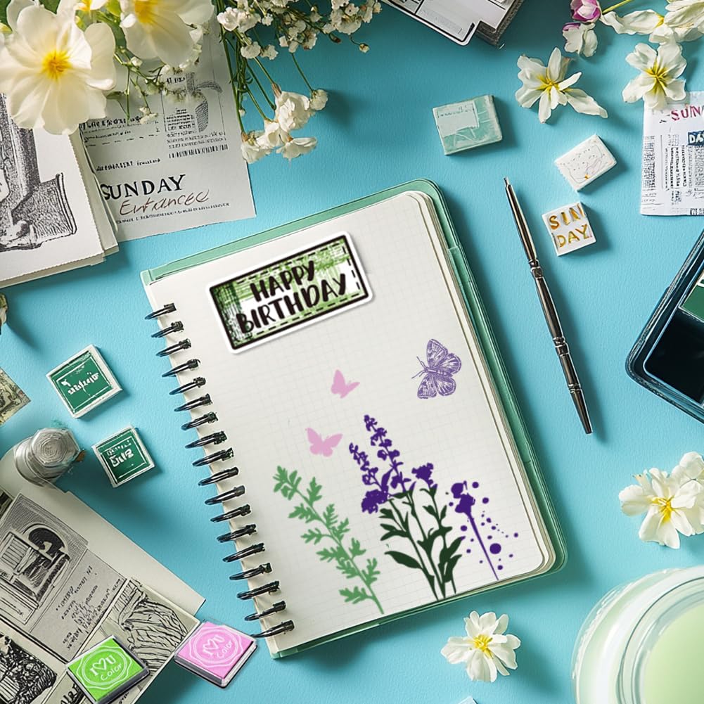GLASSWINDS 29 Pcs Acrylic Stamps for Crafting Card Making Supplies Set Include 3 Acrylic Clear Stamp Blocks, 6 Clear Silicone Stamps Seals, 20 Craft Ink Pads Stamp for DIY Scrapbooking Journal