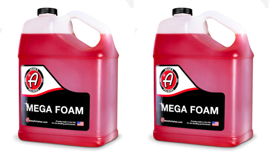 Adam’s Mega Foam Car Wash Soap (Gallon) – pH Neutral, Ultra Concentrated for Foam Cannon, Foaming Spray Gun, or Bucket – Safe for Wax, Sealants & Ceramic Coating – High Suds Car Cleaner (Pack of 2)