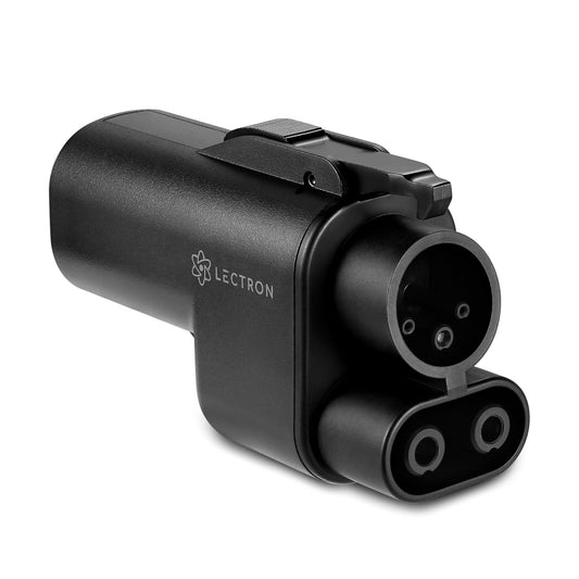 Lectron NACS to CCS Electric Vehicle Adapter with Interlock - (500A/1,000V) - Compatible with Tesla Superchargers - CCS1 EV Fast Charging with Vortex Plus [Check Automaker for Compatibility] - UL 2252