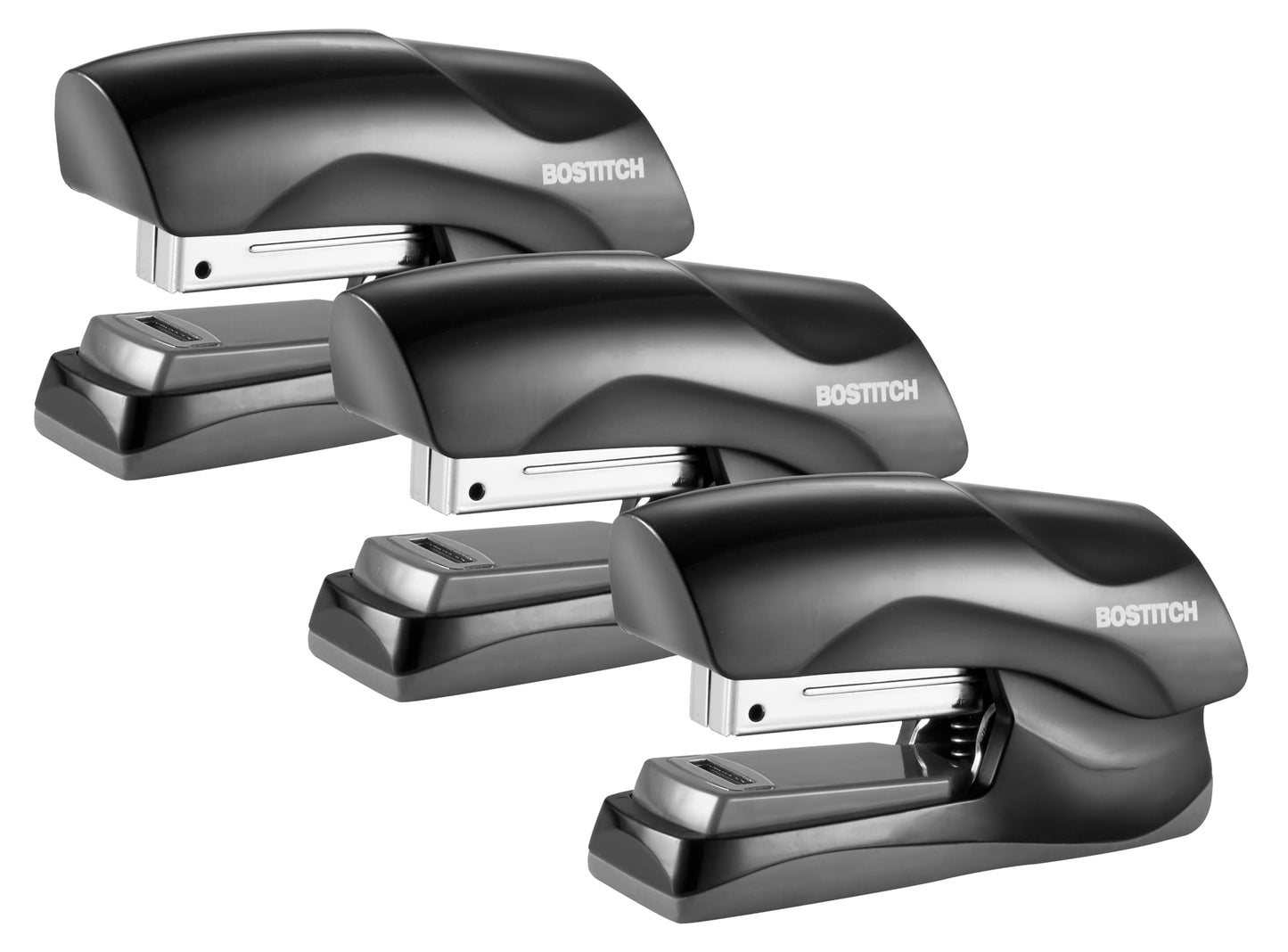 Bostitch Office Heavy Duty 40 Sheet with 1250 Staples and Staple Remover, No Jam Desktop Stapler, School Bulletin Boards, Office & Classroom, Red (B175-RED-VP)