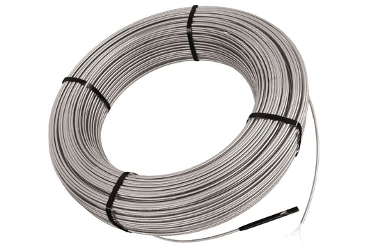 Schluter Ditra-Heat-E-HK Electric Floor Heating Cable Kit with Temperature Sensors - Ideal for Interior Tile Floors - Minimal EMF, Twisted Pair Cables, 120V, 372.2 Feet - DHEHK120113