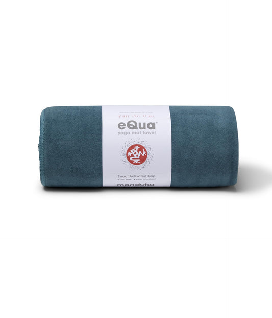 Manduka eQua Hot Yoga Mat Towel - 72" | Instant Moisture Activated Grip | Ultra Soft Microfiber | Quick Dry, Daily Use Ready | Lightweight, Travel Friendly Mat Layer | 72 x 26.5 inches
