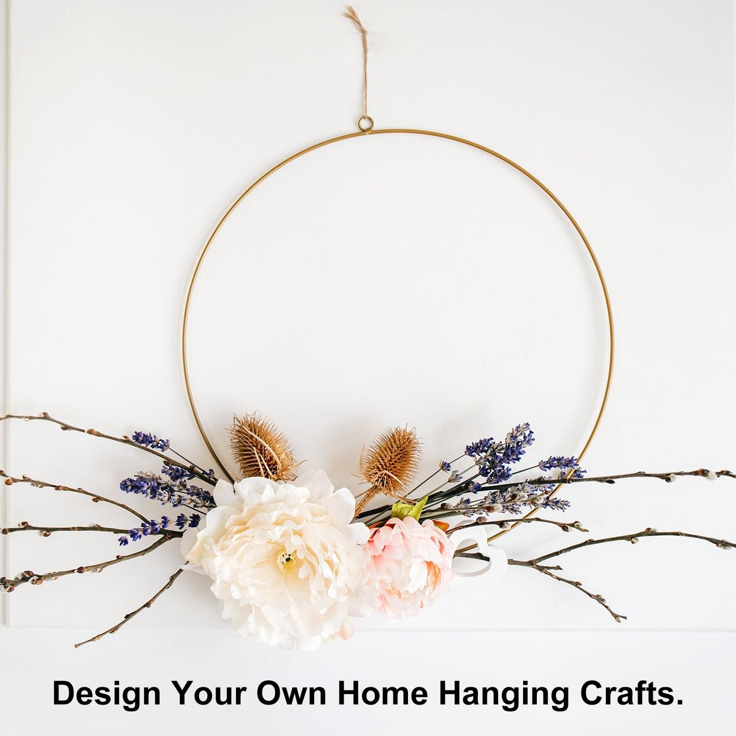 MECCANIXITY 20 Pcs Dream Catcher Rings,Metal Crafts Hoops Floral Hoop 3 Inch Macrame Hoops Rings for DIY Crafts Wreath Making Supplies Plant Hangers, Black