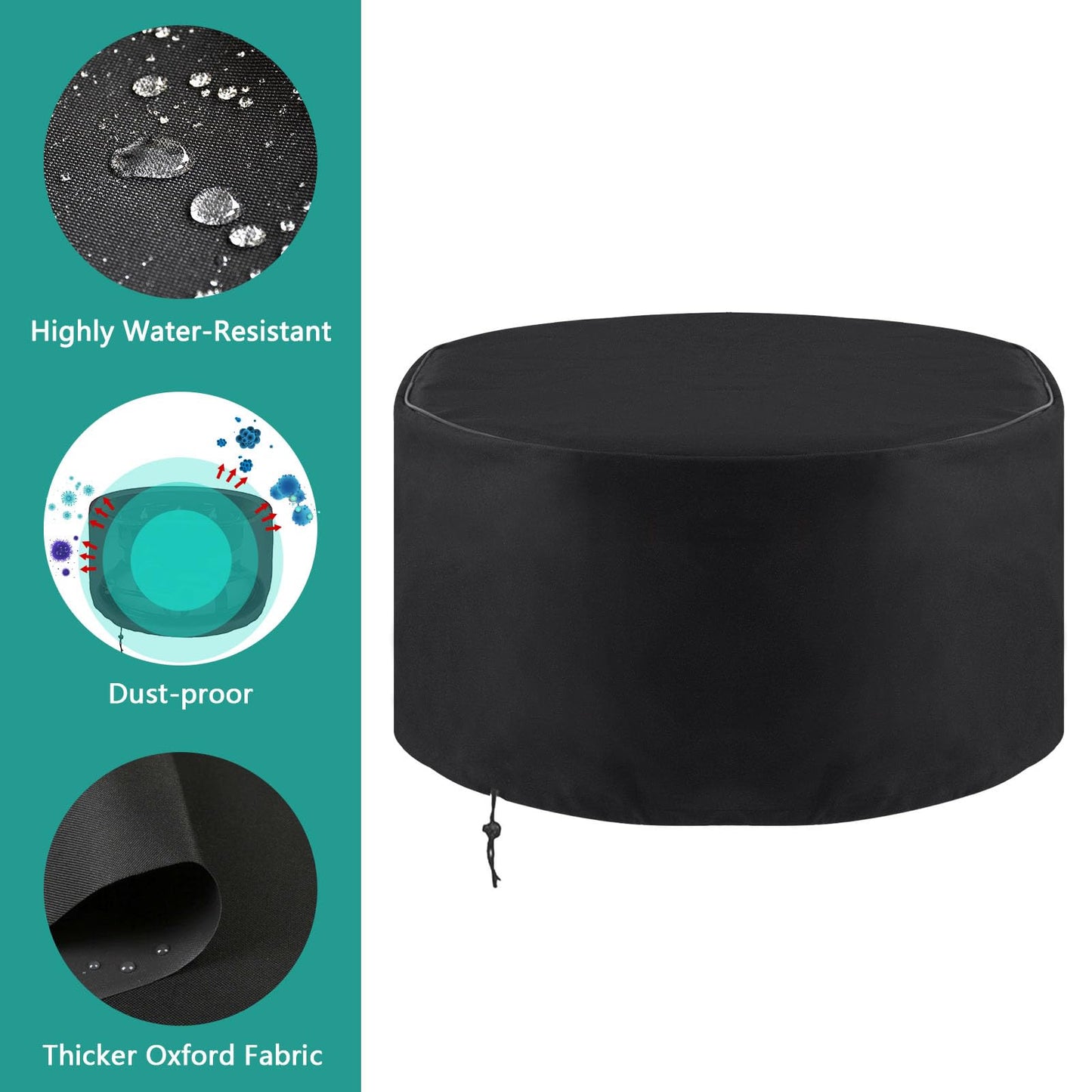 Carry Bag and Cover for Outland Firebowl 893 Deluxe Outdoor Portable Propane Gas Fire Pit, Fit for Outland Firebowl 823 870, 19 Inch Dia, Water-Resistant