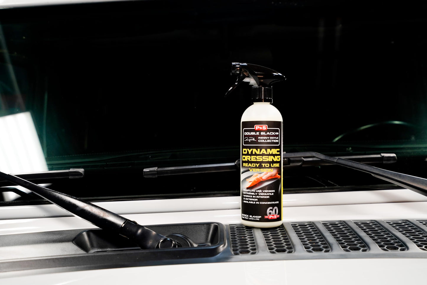 P & S Professional Detail Products Dynamic Dressing Hyper Concentrate – Versatile Tire, Trim & Engine Dressing – Adjustable Gloss Finish & UV Protection - 1 Gallon