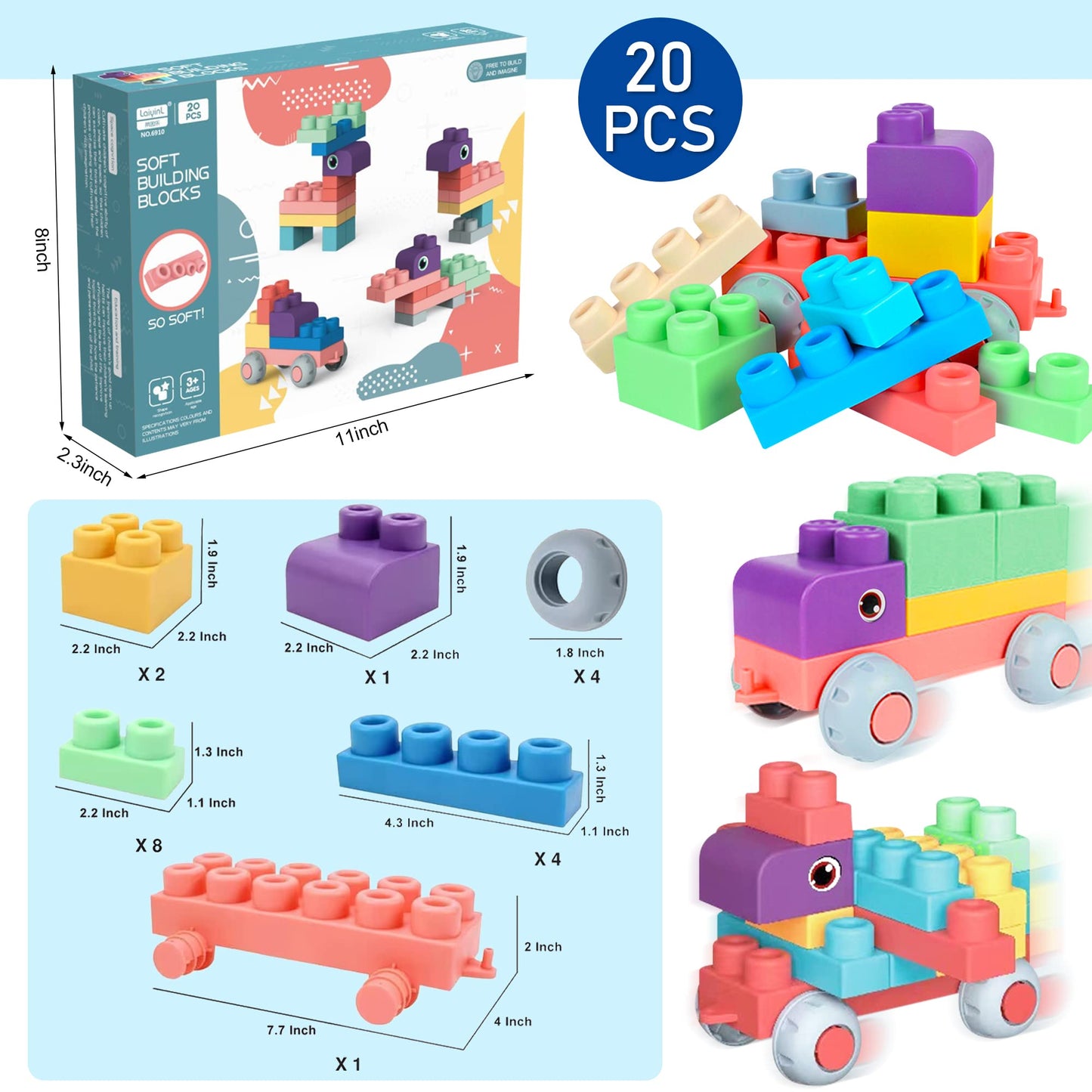ROHSCE 2025 New Montessori Busy Board Sensory Toys for Toddlers 1-3, 13 Activity Music & Led Light Up Montessori Toys for 2+ Year Old, Birthday Gifts for Toddlers, Travel Toys for 2 Year Old