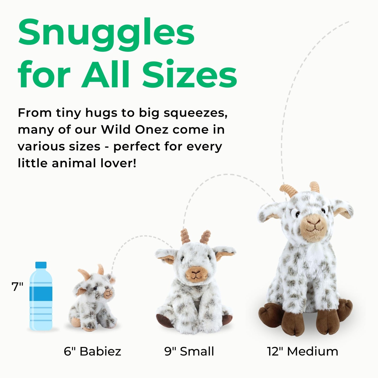 The Petting Zoo Porcupine Stuffed Animal Plushie, Gifts for Kids, Wild Onez Zoo Animals, Porcupine Plush Toy 12 inches