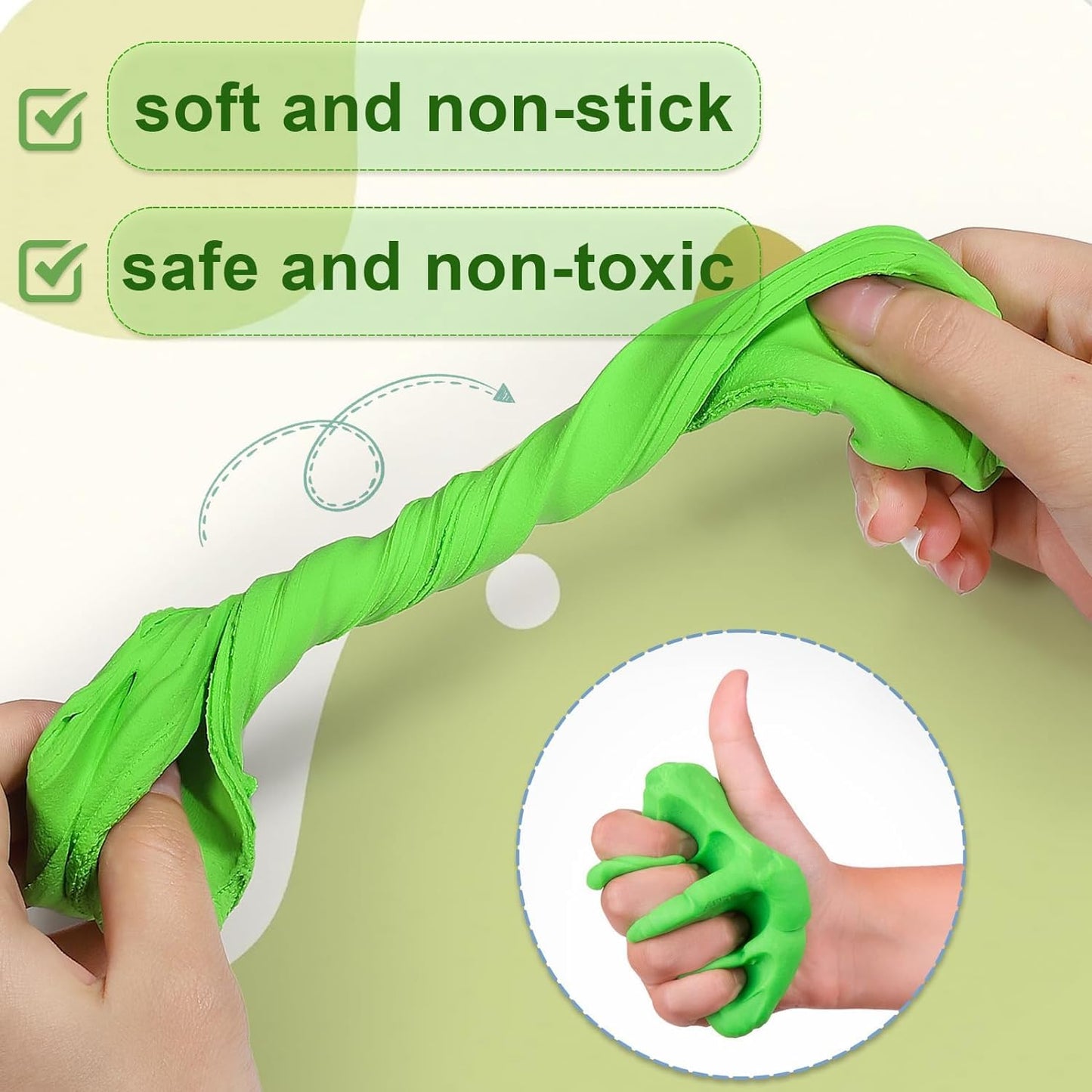 Ixiaoyoo Air Dry Clay, 64 Colors Modeling Clay for Kids, Creative DIY School Arts & Crafts Kit, Soft & Non-Sticky, Birthday & Christmas Toys Gifts for Age 3 4 5 6 7 8+ Years Old Boys Girls Kids