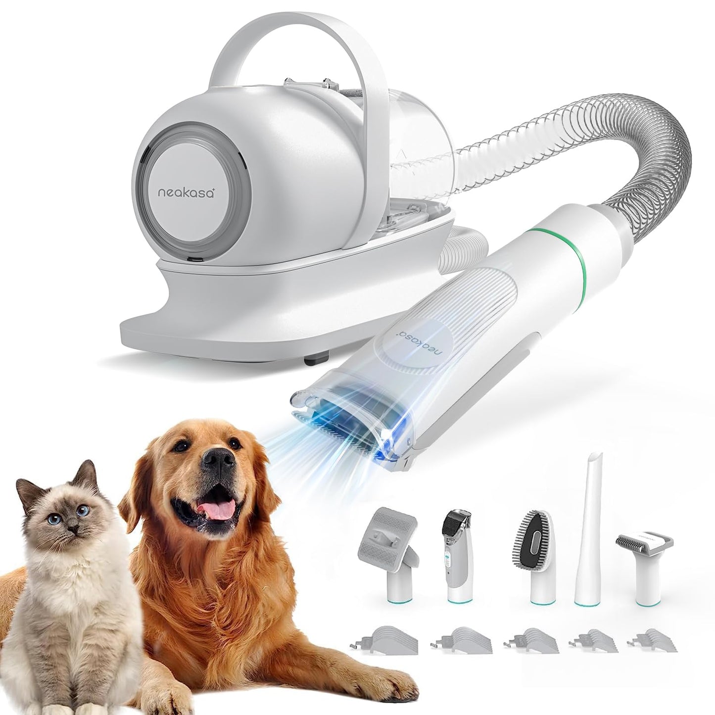Neakasa P1 Pro Pet Grooming Kit with Sponge Filter, Clipper Blade and HEPA Replacement Kit