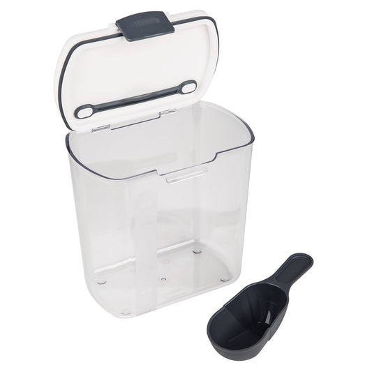 ProKeeper 2.5-Quart Grain Storage Container with Hinged Lid, Clear – BPA-Free, Airtight Seal, 5.5 x 7.65 x 7.25"
