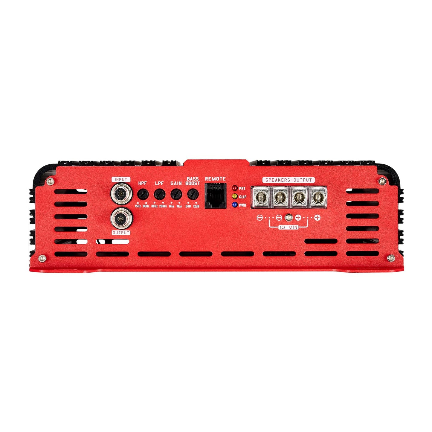 VEVOR Monoblock Car Amplifier, 2000W RMS MAX, 1/2/4 Ohm Stable, 1-Channel Class D Car Audio Amplifier with Remote Subwoofer Level Control, Low Pass Filter and Bass Boost, Volume Controller Included