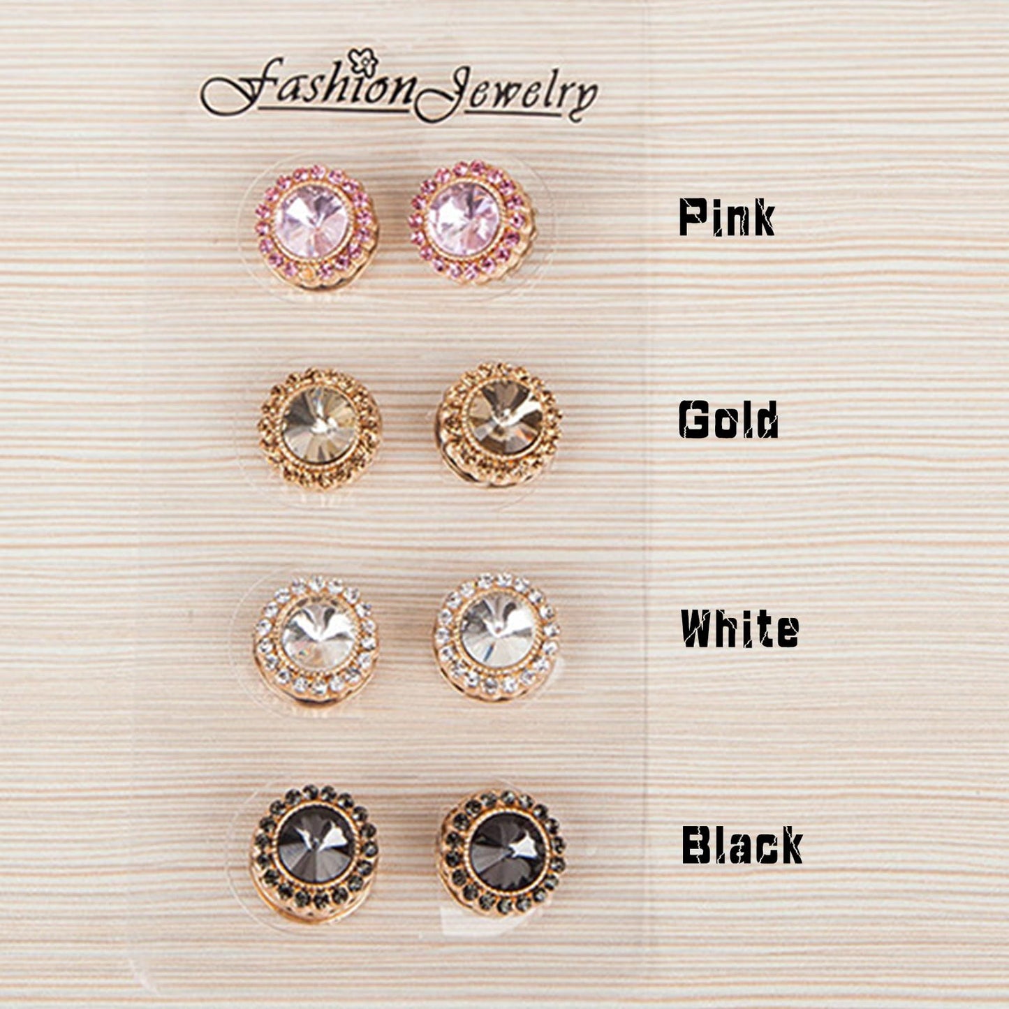 4Pcs Strong Hijab Magnets, Big Magnets for Muslim Scarf, Hijab Magnetic Pins, Magnetic Buttons for Clothing, Rhinestone Hijab Magnet for Women Girls Scarf Niqab