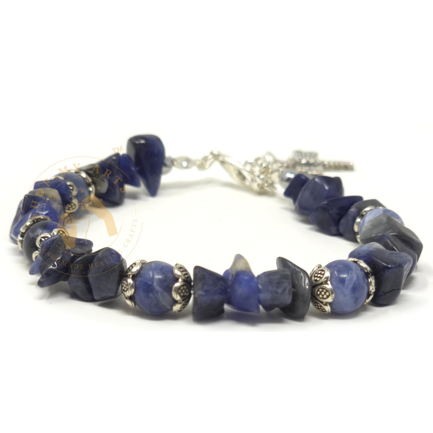 Shop My Arts Sodalite Bracelet for Women - Birthday Gifts for Women Mom with Authentic Crystals and Healing Stones