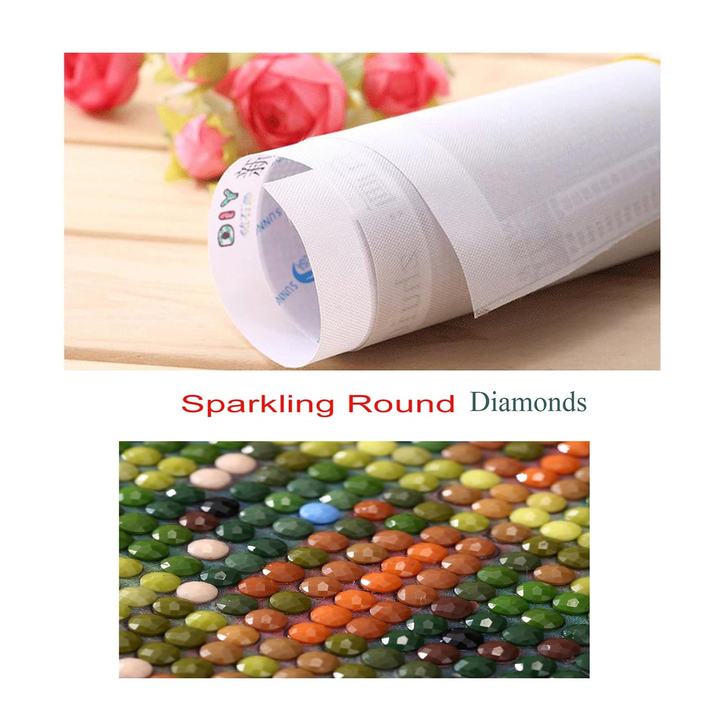 BOHADIY Forest Diamond Painting Kits for Adults 5D Large Landscape Diamond Art Kits for Adults Full Drill Woods Diamond Art Painting Kits Gem Art Kits for Wall Decor 27.5x15.7Inch Sunshine Tree