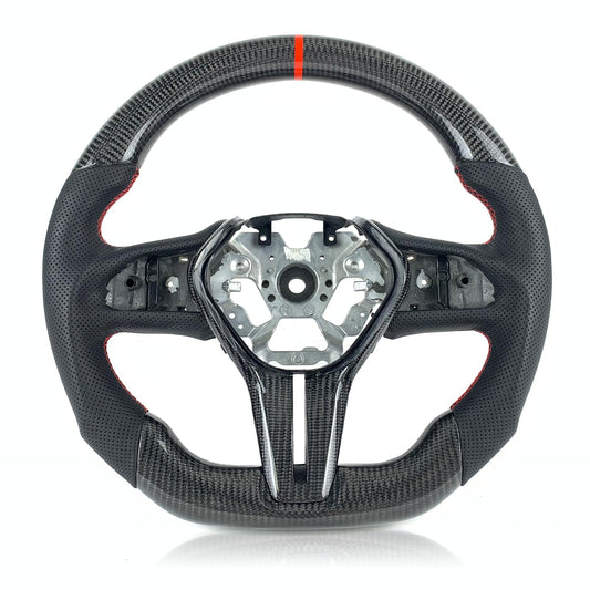 car steering wheel For Infiniti q50 q60 carbon fiber steering wheel 2017 2018 2019 2020 2021 2022 2023 2024