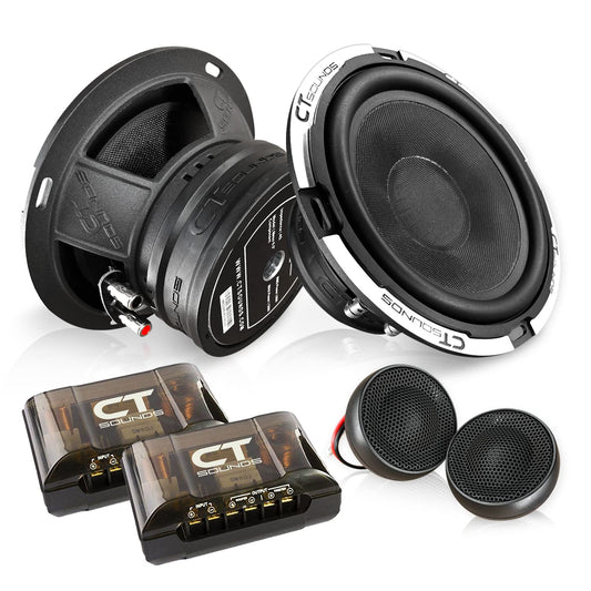 CT Sounds Meso 6.5” 320 Watt 2-Way Premium Component Car Speaker Set