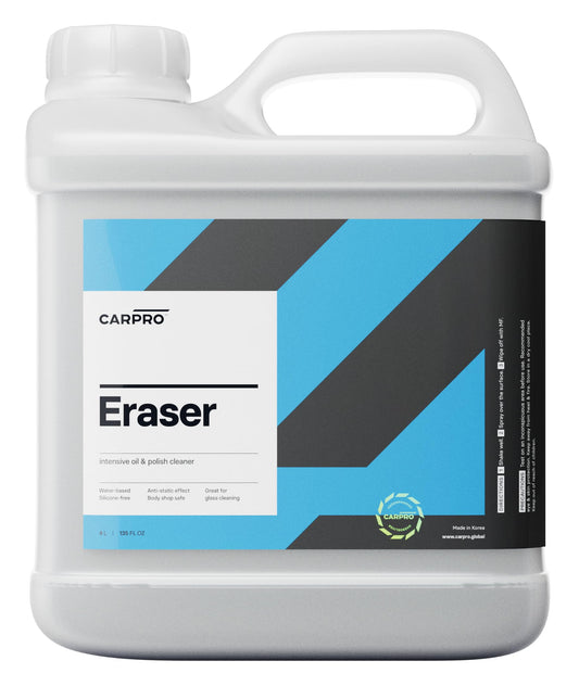 CARPRO Eraser Polish & Oil Remover - Ceramic Coating Prep, Complete Removal of Polishing Oils for Application of CQUARTZ Ceramic Coat, Anti-Static, Dust Free, No Silicone - 4 Liter (135oz)